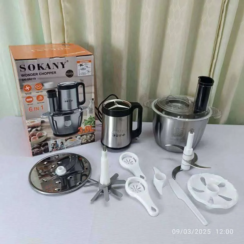 Original Sokany Chopper 6 in 1